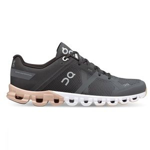 ON Cloud Cloudflow V2 Running Sneakers Shoes Rock Grey Rose Pink - 9